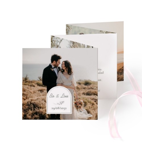 Portfoliokaart Vierkant (Set van 12) Roze lint (8 x 8 cm) Portfoliokaart Vierkant (Set van 12) Roze lint (8 x 8 cm)