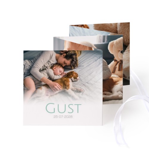 Portfoliokaart Vierkant (Set van 12) Wit lint (8 x 8 cm) Portfoliokaart Vierkant (Set van 12) Wit lint (8 x 8 cm)