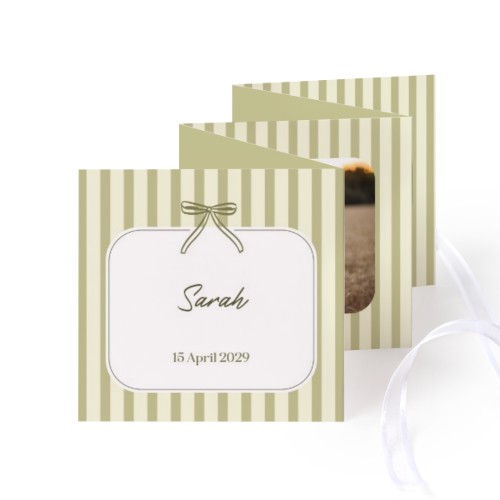 Fotokort 10 sidor Kvadratisk Vitt band - 12 st (8 x 8 cm) Fotokort 10 sidor Kvadratisk Vitt band - 12 st (8 x 8 cm)