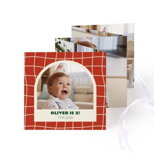 Portfoliokaart Vierkant (Set van 12) Wit lint (8 x 8 cm) Portfoliokaart Vierkant (Set van 12) Wit lint (8 x 8 cm)