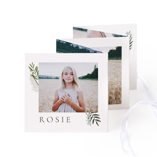 Fotokort 10 sider Kvadrat Hvidt bånd - 12 stk (8 x 8 cm) Fotokort 10 sider Kvadrat Hvidt bånd - 12 stk (8 x 8 cm)