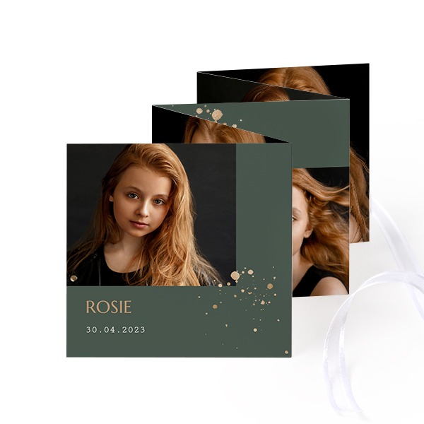 Portfoliokaart Vierkant (Set van 12) Wit lint (8 x 8 cm) Portfoliokaart Vierkant (Set van 12) Wit lint (8 x 8 cm)
