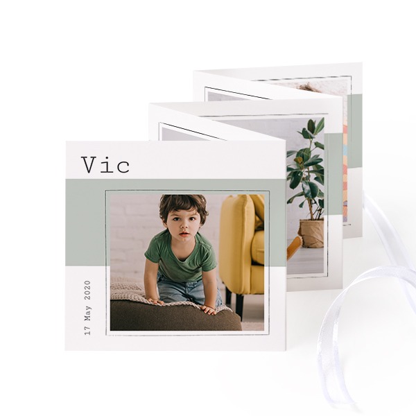 Portfoliokaart Vierkant (Set van 12) Wit lint (8 x 8 cm) Portfoliokaart Vierkant (Set van 12) Wit lint (8 x 8 cm)