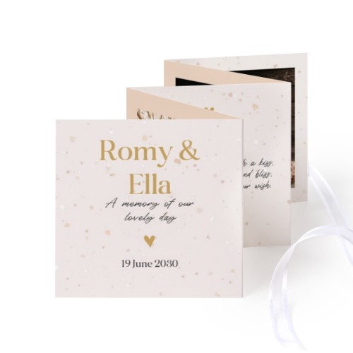 Grusskarte 10-seitig quadratisch Weisser Schleife - 12 Stk. (8 x 8 cm) Grusskarte 10-seitig quadratisch Weisser Schleife - 12 Stk. (8 x 8 cm)