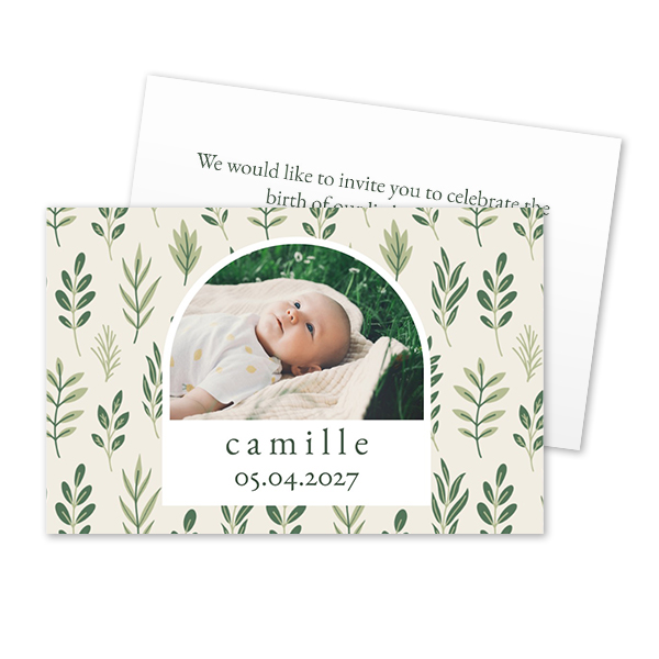 Carton d'invitation 8,5 x 5,5 cm Carton d'invitation 8,5 x 5,5 cm