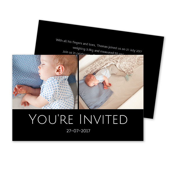 Carton d'invitation 8,5 x 5,5 cm Carton d'invitation 8,5 x 5,5 cm