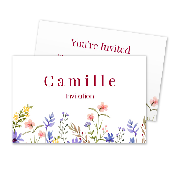 Reception Card 8,5 x 5,5 cm
