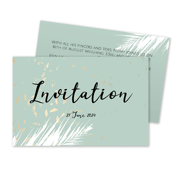 Carton d'invitation 8,5 x 5,5 cm Carton d'invitation 8,5 x 5,5 cm