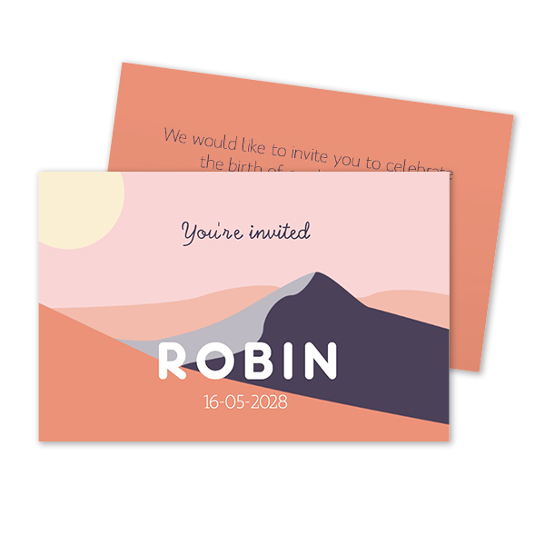 Reception Card 8,5 x 5,5 cm