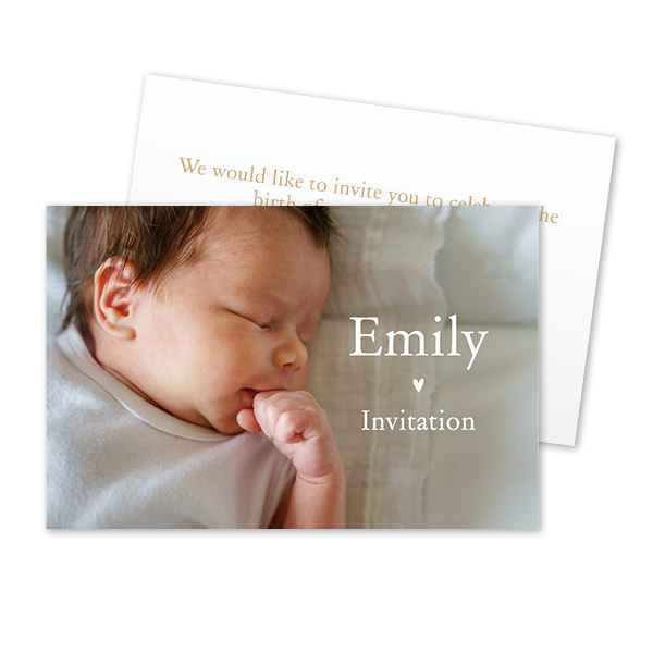 Carton d'invitation 8,5 x 5,5 cm Carton d'invitation 8,5 x 5,5 cm