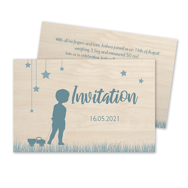 Wood Silhouette - Text Only