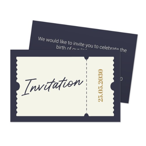 Reception Card 8,5 x 5,5 cm