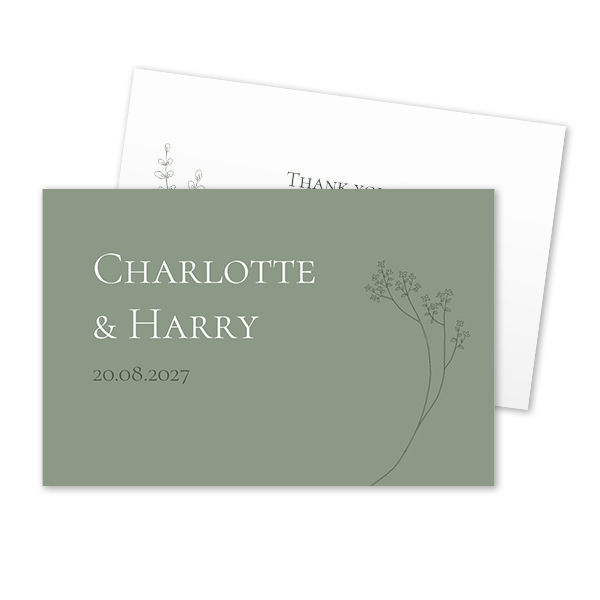 Reception Card 8,5 x 5,5 cm Reception Card 8,5 x 5,5 cm