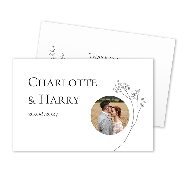 Reception Card 8,5 x 5,5 cm Reception Card 8,5 x 5,5 cm