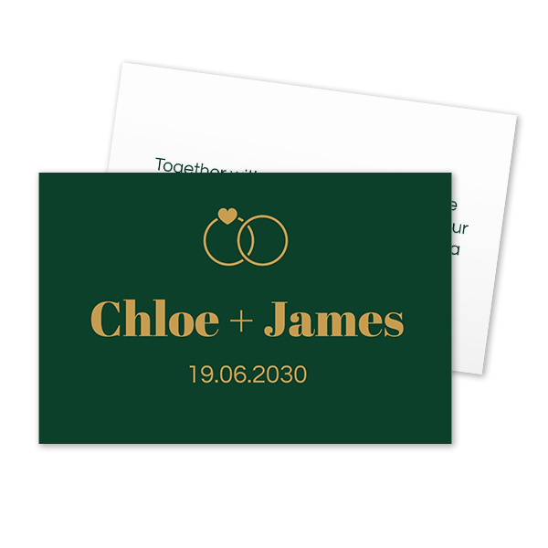 Reception Card 8,5 x 5,5 cm Reception Card 8,5 x 5,5 cm