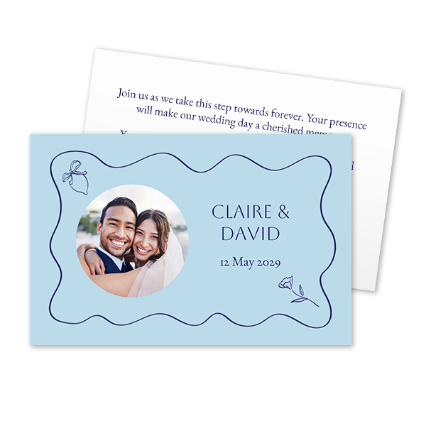 Reception Card 8,5 x 5,5 cm