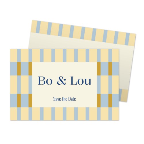 Elegant Stripe Frame Invitation Elegant Stripe Frame Invitation