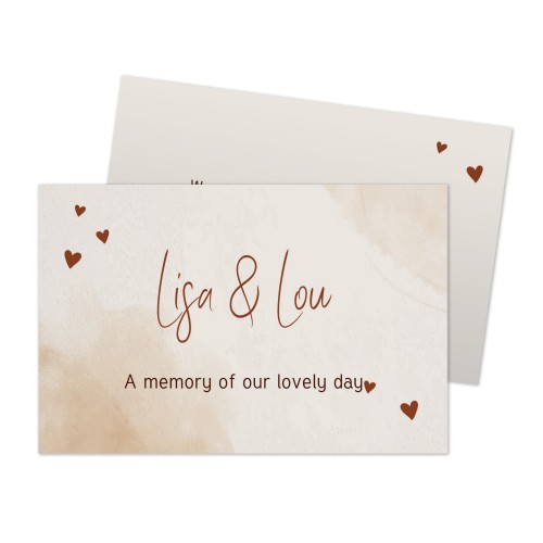 Carton d'invitation 8,5 x 5,5 cm Carton d'invitation 8,5 x 5,5 cm