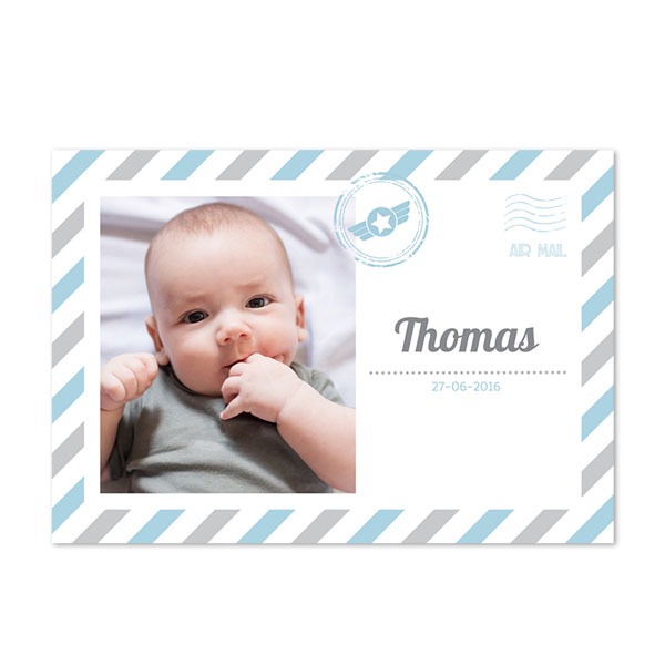 Faire-part 1 volet Paysage 14,3 x 10 cm