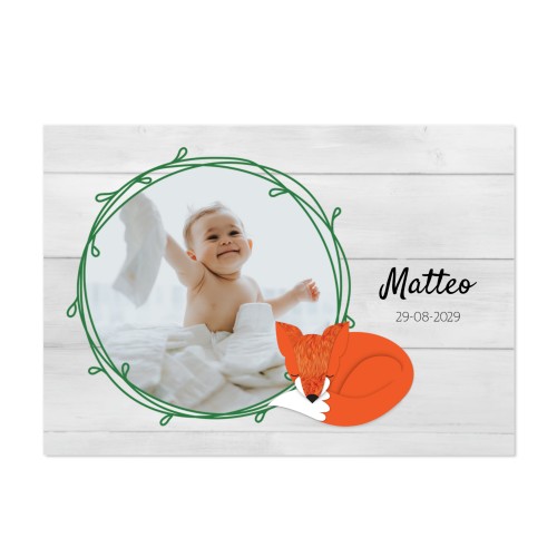 Faire-part 1 volet Paysage 14,3 x 10 cm