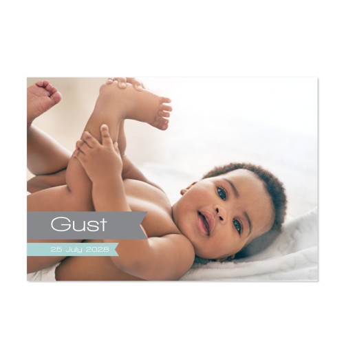 Faire-part 1 volet Paysage 14,3 x 10 cm