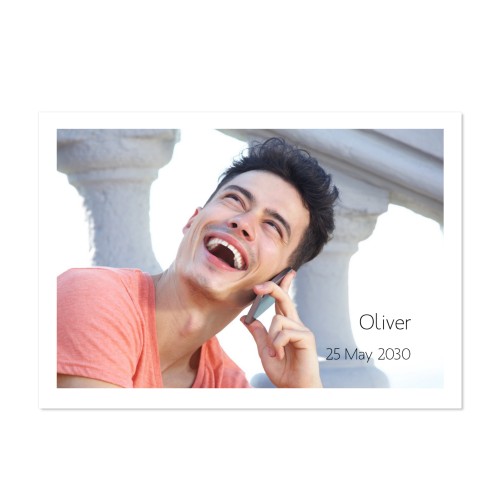 Single Card Landscape 14,3 x 10 cm