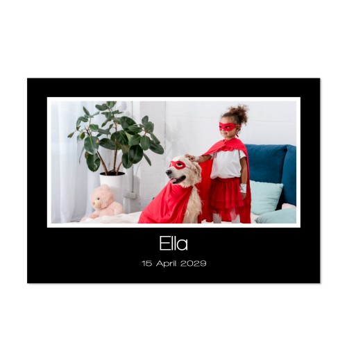 Faire-part 1 volet Paysage 14,3 x 10 cm Faire-part 1 volet Paysage 14,3 x 10 cm