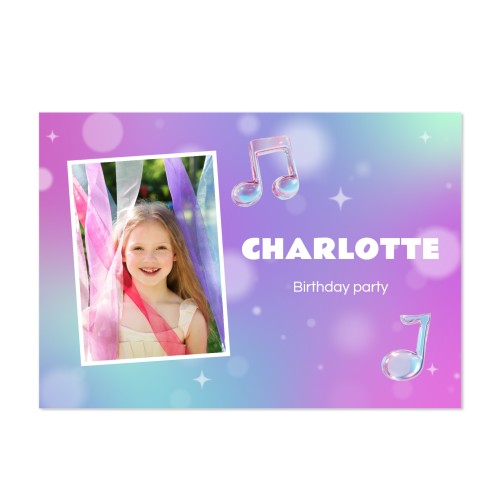 Grusskarte Querformat 14,3 x 10 cm