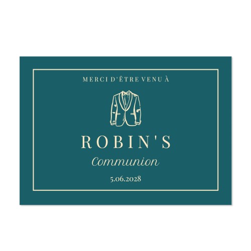 Faire-part 1 volet Paysage 14,3 x 10 cm