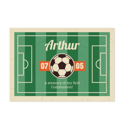 Football Field Vintage - Text Only