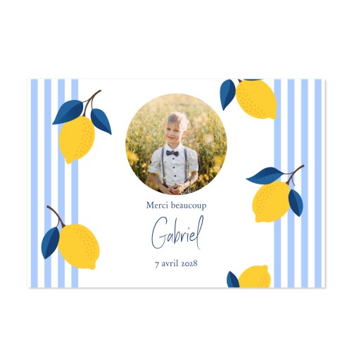 Faire-part 1 volet Paysage 14,3 x 10 cm