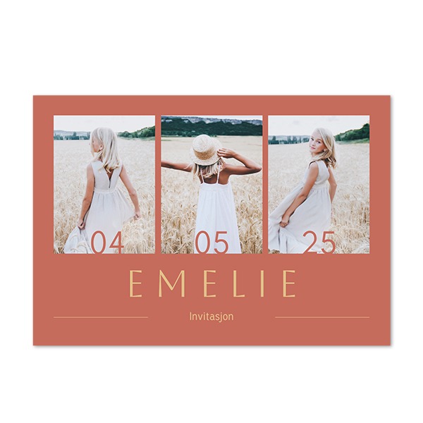 Enkle Fotokort Liggende 14,3 x 10 cm Enkle Fotokort Liggende 14,3 x 10 cm