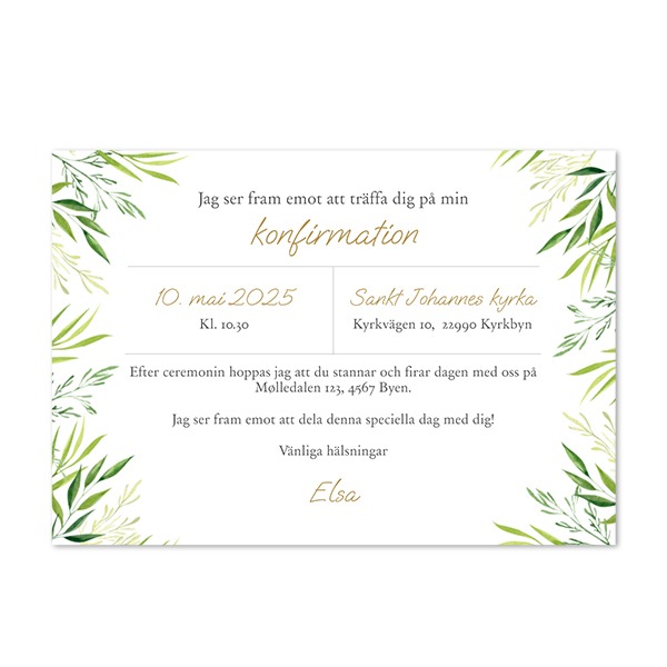 Enkla Fotokort Liggande  14,3 x 10 cm