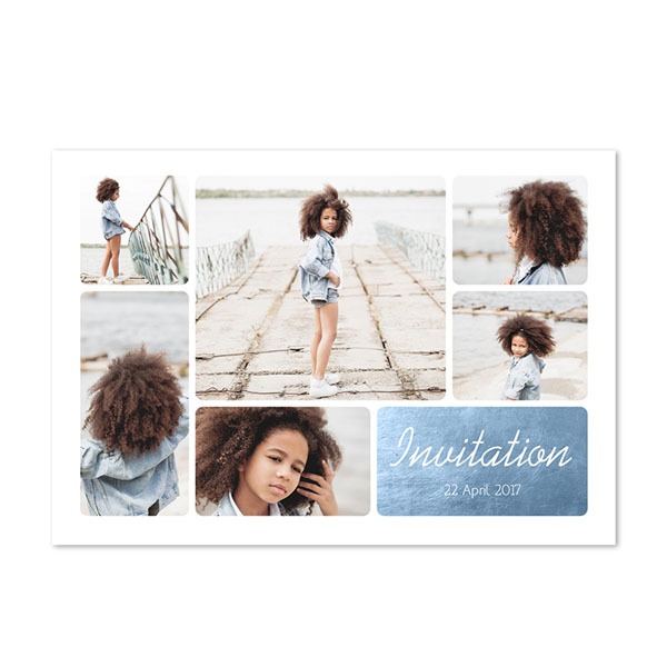 Grusskarte Querformat 14,3 x 10 cm