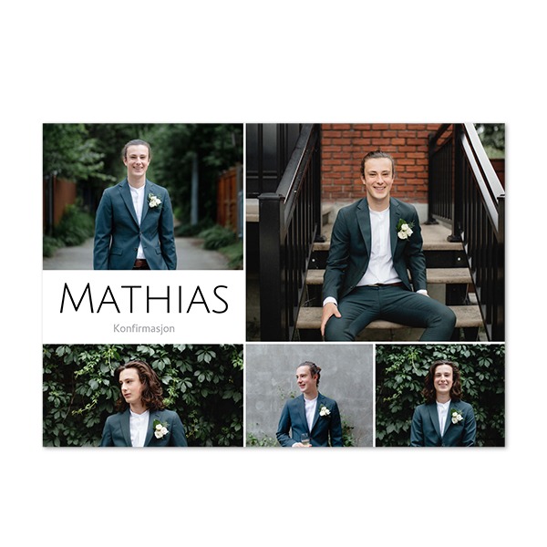 Enkle Fotokort Liggende 14,3 x 10 cm