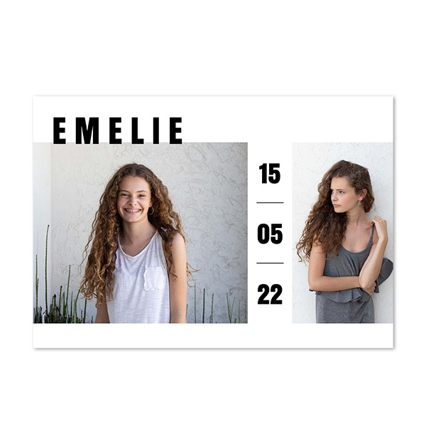 Enkle Fotokort Liggende 14,3 x 10 cm