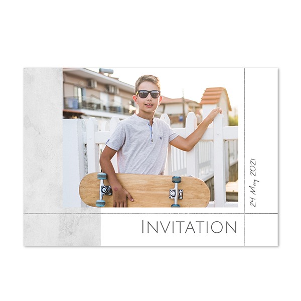 Grusskarte Querformat 14,3 x 10 cm