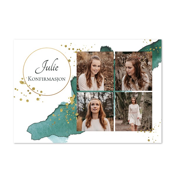 Watercolor Golden Circle