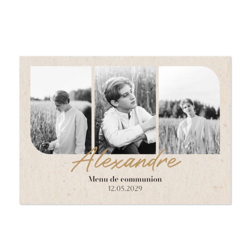 Faire-part 1 volet Paysage 14,3 x 10 cm