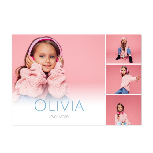 Enkle Fotokort Liggende 14,3 x 10 cm