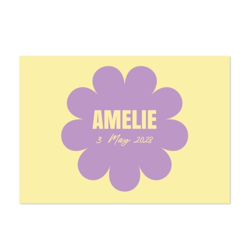 Daisy Shape - Text Only