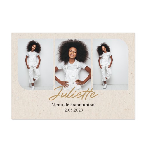 Faire-part 1 volet Paysage 14,3 x 10 cm