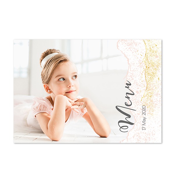 Grusskarte Querformat 14,3 x 10 cm