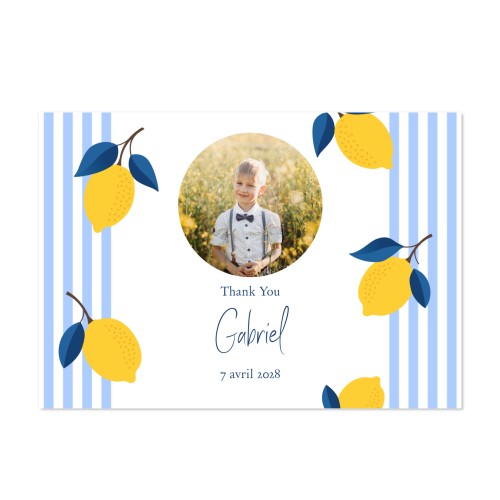 Faire-part 1 volet Paysage 14,3 x 10 cm