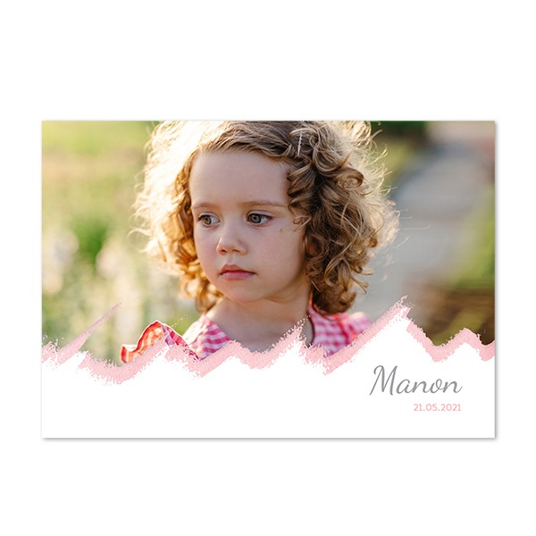 Faire-part 1 volet Paysage 14,3 x 10 cm Faire-part 1 volet Paysage 14,3 x 10 cm