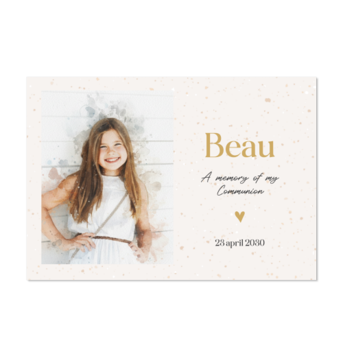 Neutral Terrazzo Heart Neutral Terrazzo Heart