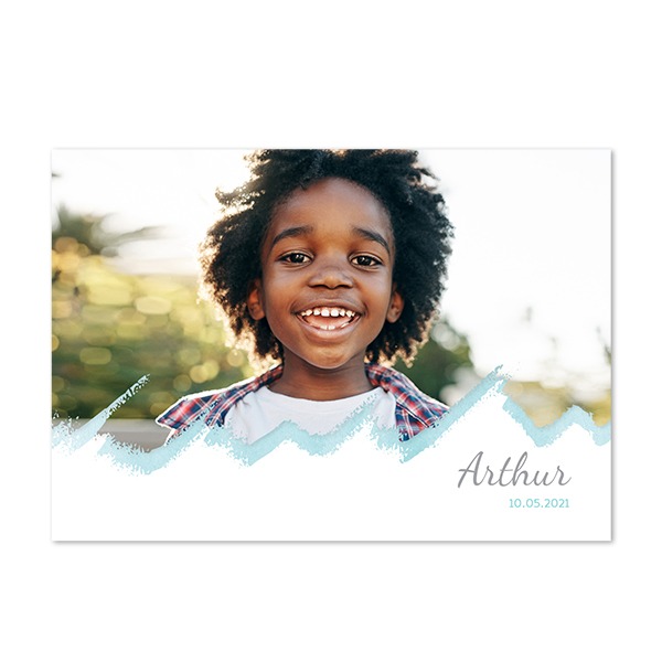 Faire-part 1 volet Paysage 14,3 x 10 cm