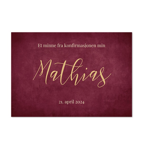 Enkle Fotokort Liggende 14,3 x 10 cm