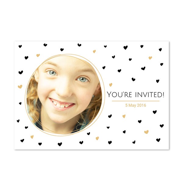 Faire-part 1 volet Paysage 14,3 x 10 cm