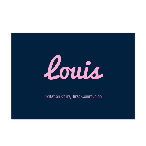 Faire-part 1 volet Paysage 14,3 x 10 cm